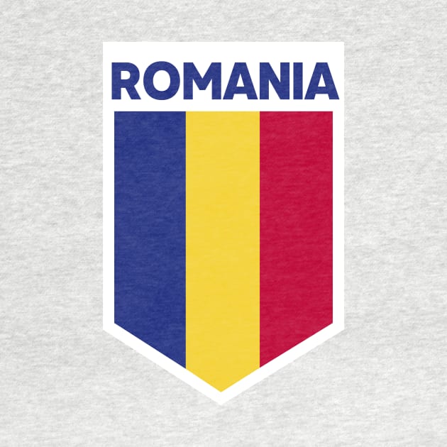Romania Flag Emblem by SLAG_Creative